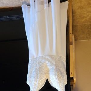 White Short Bridal Dress